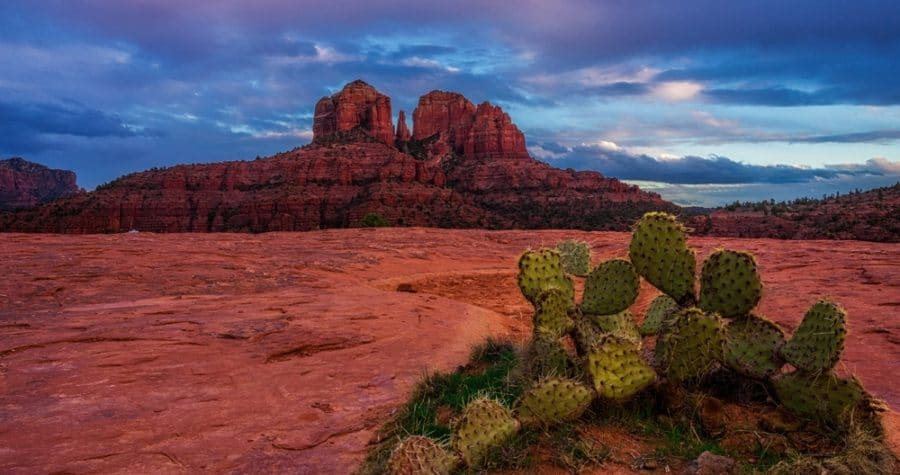 Beautiful landscape in Sedona illustrates why spring and fall offer the best time to visit Sedona